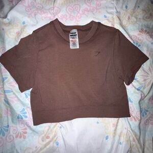 Gymshark Brown Crop Top